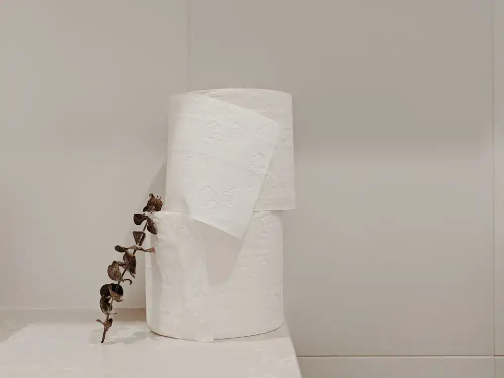 Custom branded tissue paper rolls